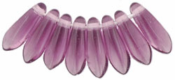 Dagger 10 x 3mm : Med Amethyst