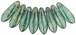 Dagger 10 x 3mm : Luster - Transparent Green