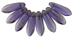 Dagger 10 x 3mm : Luster Iris - Tanzanite