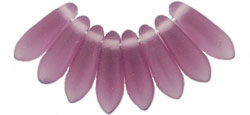 Dagger 10 x 3mm : Matte - Med Amethyst