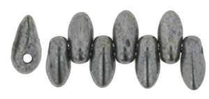 Mini Dagger Beads 2.5/6mm Tube 2.5" : Hematite