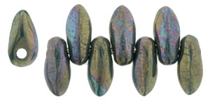 Mini Dagger Beads 2.5/6mm Tube 2.5" : Oxidized Bronze