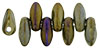 Mini Dagger Beads 6 x 2.5mm : Iris - Brown