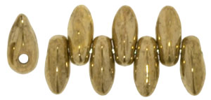 Mini Dagger Beads 6 x 2.5mm : Bronze