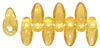 Mini Dagger Beads 2.5/6mm Tube 2.5" : Champagne Luster - Topaz