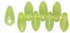 Mini Dagger Beads 2.5/6mm Tube 2.5" : Matte - Iris - Olivine