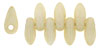 Mini Dagger Beads 6 x 2.5mm : Luster - Opaque Champagne