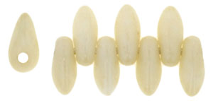 Mini Dagger Beads 6 x 2.5mm : Luster - Opaque Champagne