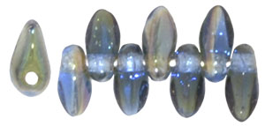 Mini Dagger Beads 2.5/6mm Tube 2.5" : Sapphire - Celsian