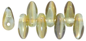 Mini Dagger Beads 6 x 2.5mm : Aquamarine - Celsian