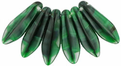 Dagger 16 x 5mm : Green w/Black