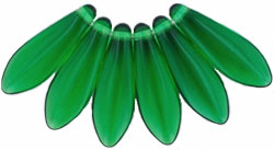 Dagger 16 x 5mm : Green Emerald