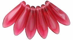 Dagger 16 x 5mm : Pearl/Fuchsia