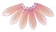 Dagger 16 x 5mm : Milky Pink