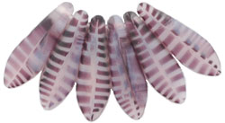Dagger 16 x 5mm : Matte - Amethyst/White