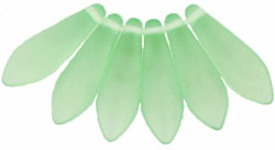 Dagger 16 x 5mm : Matte - Peridot