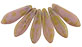 Dagger 16 x 5mm : Luster - Opaque Rose/Gold Topaz