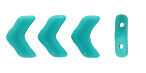 Vee Bead 4 x 10mm : Opaque Turquoise (50pc)