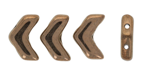 Vee Bead 4 x 10mm : Bronze