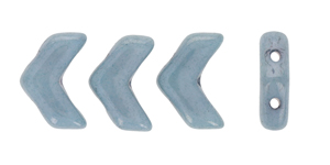 Vee Bead 4 x 10mm : Luster - Opaque Blue