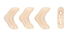 Vee Bead 4 x 10mm : Luster - Opaque Champagne
