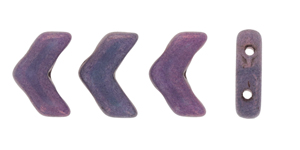 Vee Bead 4 x 10mm : Luster - Metallic Amethyst