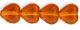 Heart Beads 6/6mm : Dk Topaz