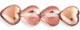 Heart Beads 6/6mm : Apollo - Gold