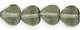 Heart Beads 6/6mm : Black Diamond