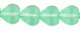 Heart Beads 6/6mm : Peridot