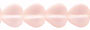 Heart Beads 6/6mm : Matte - Rosaline