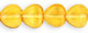 Heart Beads 8/8mm : Topaz