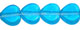 Heart Beads 8/8mm : Aquamarine