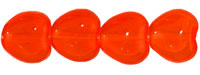 Heart Beads 8 x 8mm : Hyacinth
