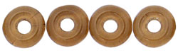 Donut Beads 8 x 2.5mm : Smoky Topaz