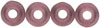 Donut Beads 8/2.5mm : Amethyst