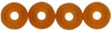 Donut Beads 8/2.5mm : Matte - Topaz