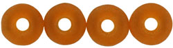 Donut Beads 8 x 2.5mm : Matte - Topaz