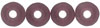 Donut Beads 8/2.5mm : Matte - Amethyst