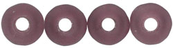 Donut Beads 8 x 2.5mm : Matte - Amethyst