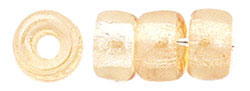 Roll Beads 6mm : Luster - Transparent Champagne