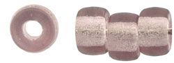 Roll Beads 6mm : Med Amethyst
