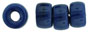 Roll Beads 6mm : Opaque Navy Blue