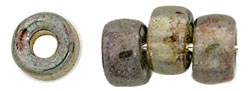 Roll Beads 6mm : Luster - Transparent Green