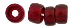 Roll Beads 6mm : Garnet