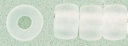 Roll Beads 6mm : Matte - Crystal