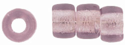 Roll Beads 9mm : Lt Amethyst