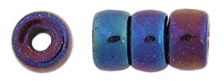 Roll Beads 9mm : Iris - Purple
