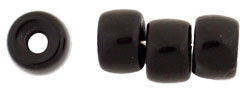 Roll Beads 9mm : Jet