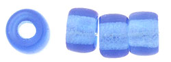 Roll Beads 9mm : Med Sapphire